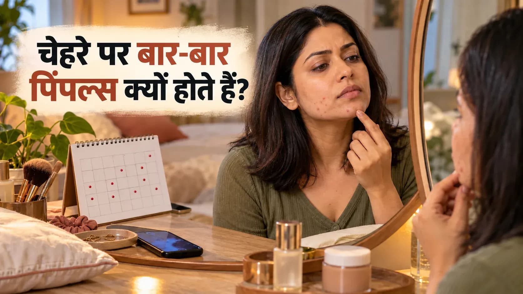 चेहरे पर बार बार पिंपल्स क्यों होते हैं