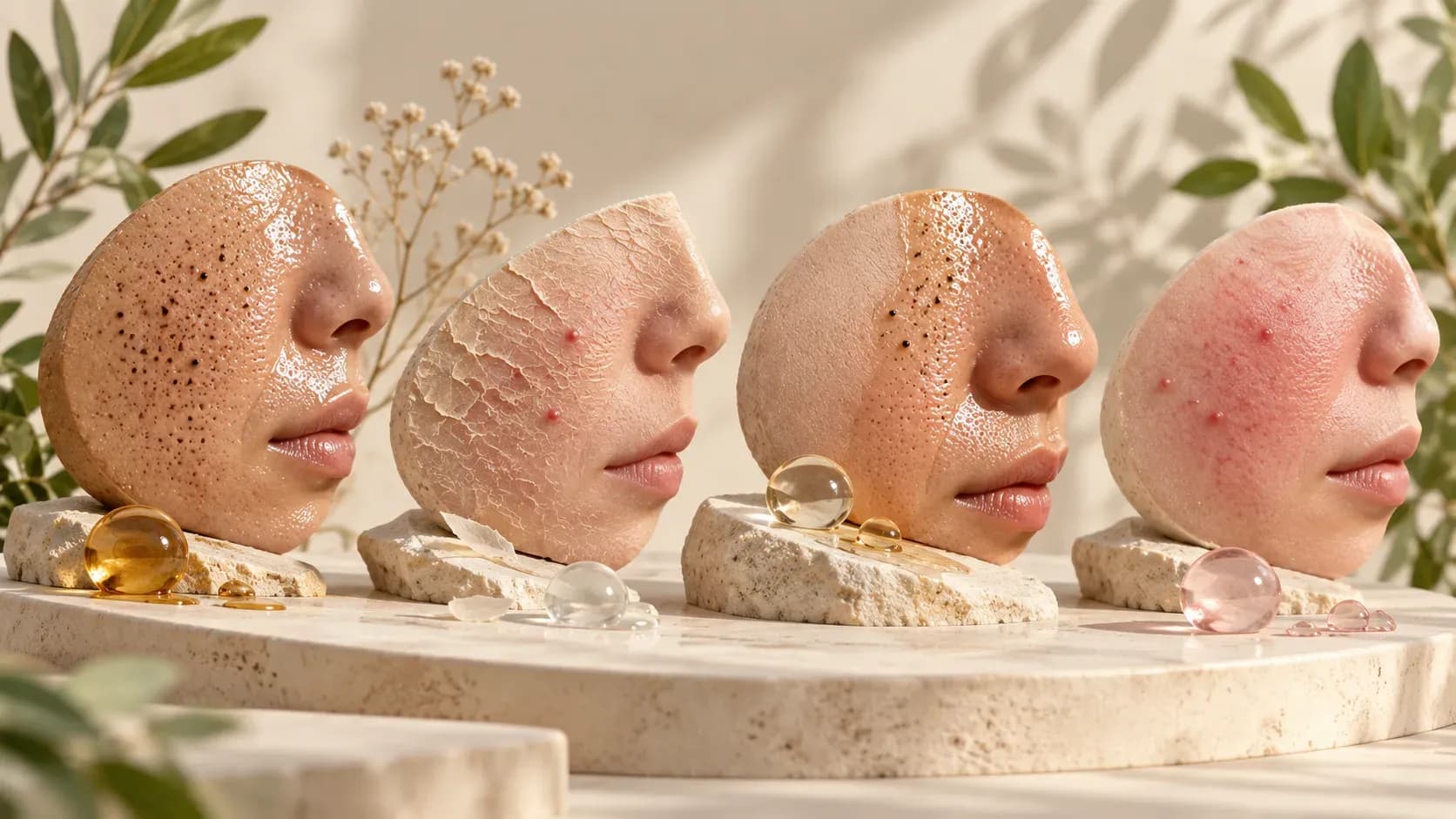 how skin type affects acne