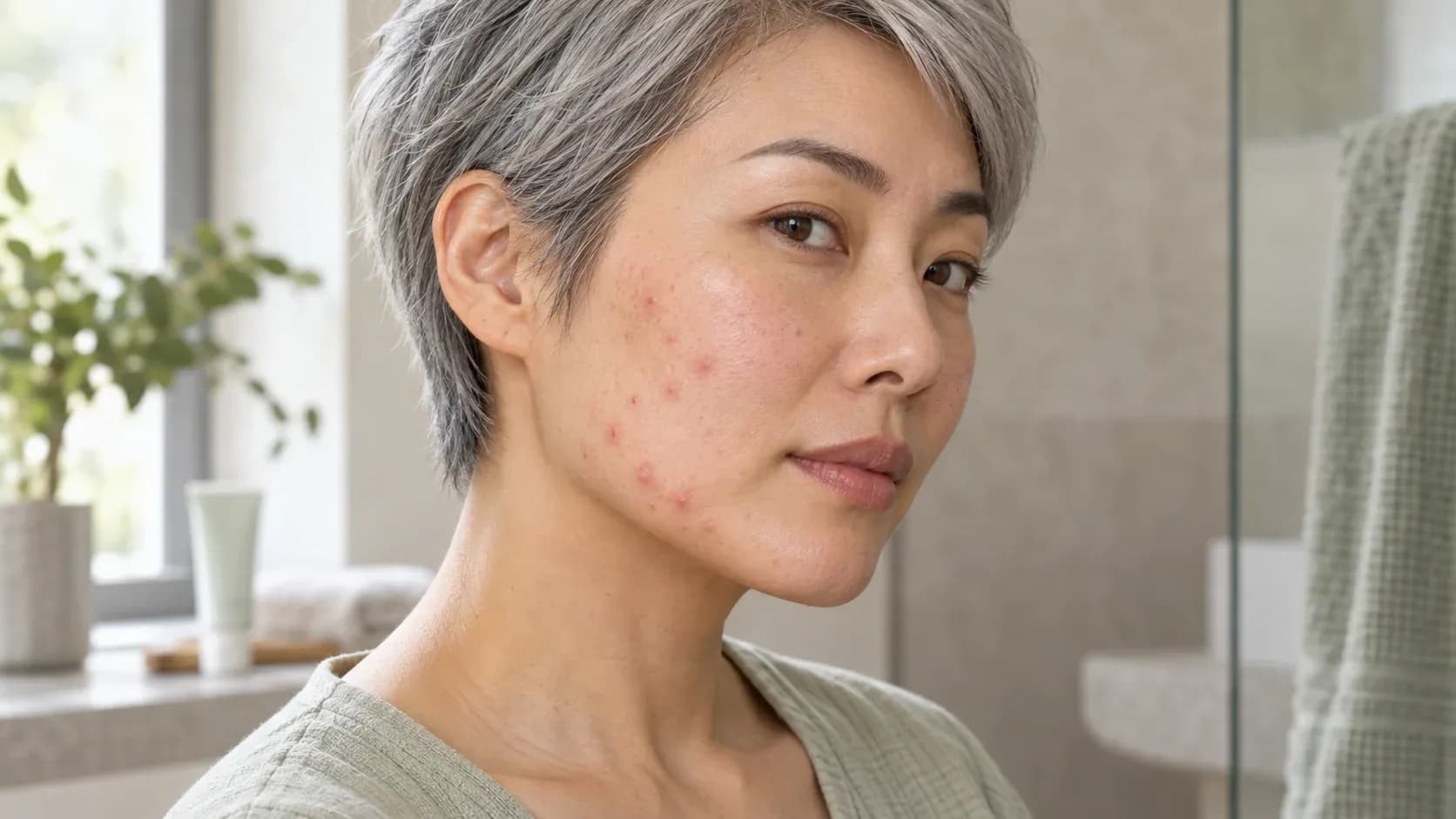 Papules acne