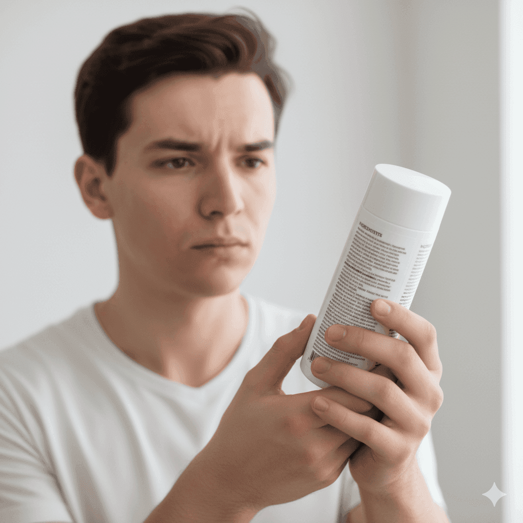 Skincare products causing acne