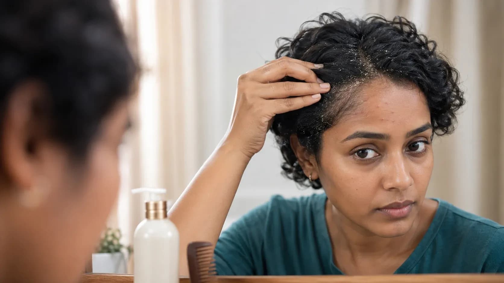 dandruff forehead acne