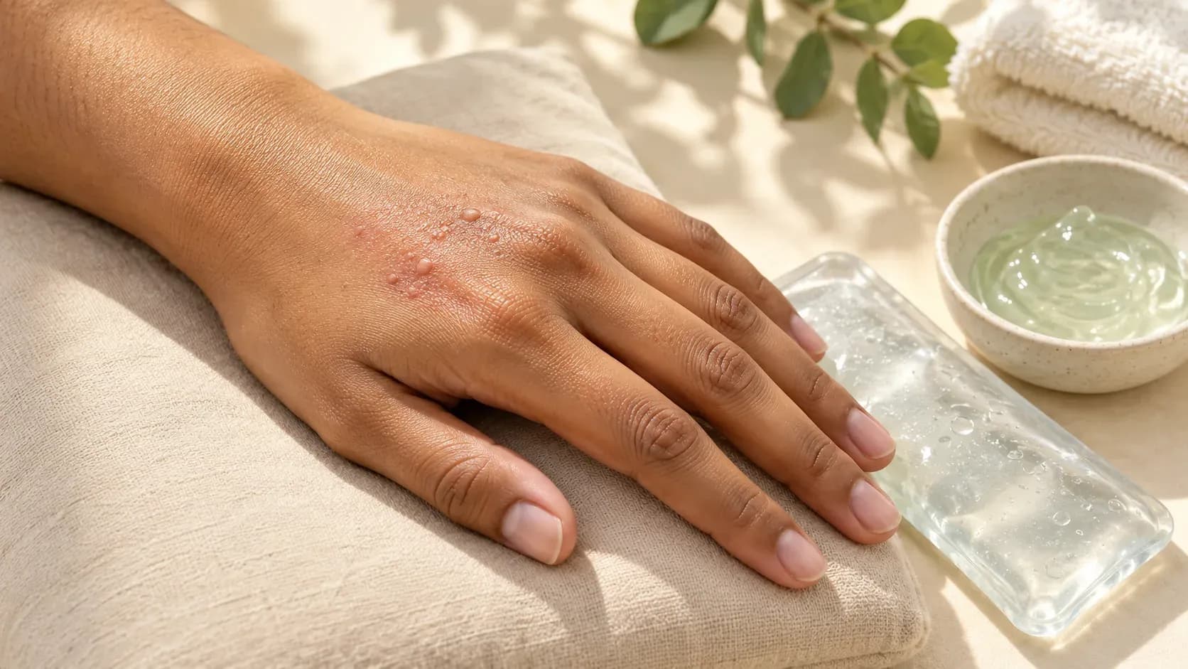 small itchy bumps on back of hands