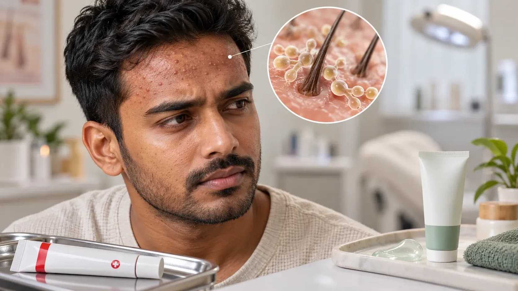 steroid-induced fungal acne