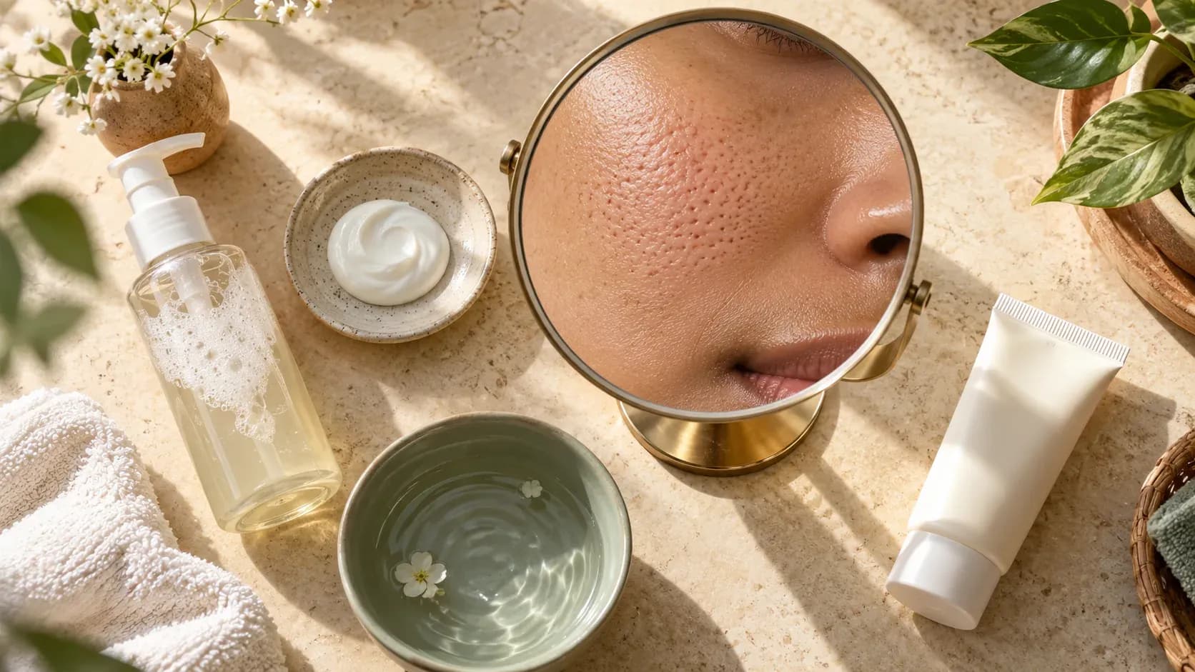 open pores treatment at home in hindi