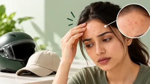 How Helmets and Caps Trigger Forehead Acne: Causes, Prevention & Treatment