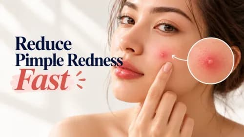 how to reduce pimple redness