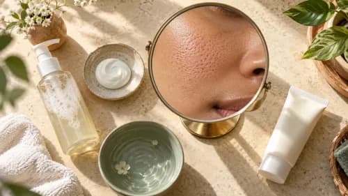 घर पर Open Pores का इलाज: कारण, Routine और Safe Care
